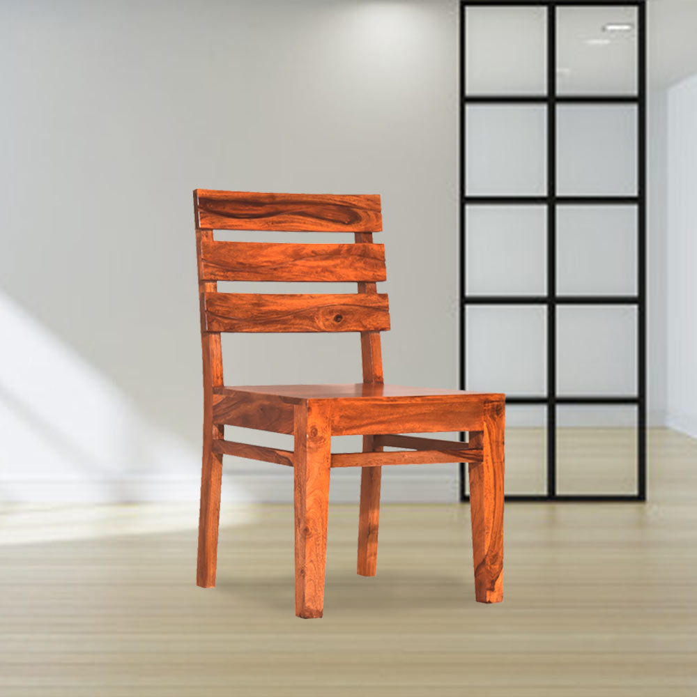Daphne Wood Wave Design Dining Chair