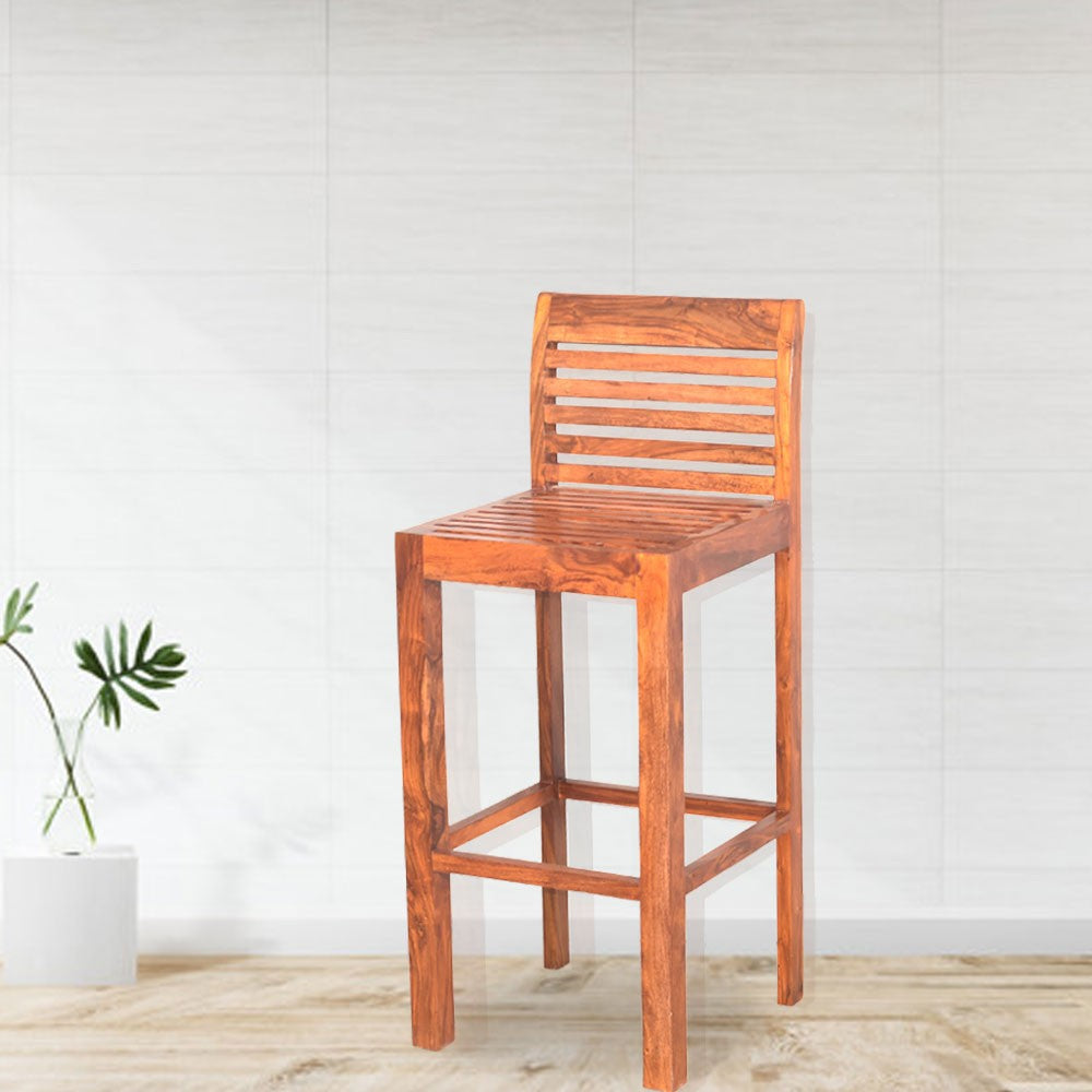 Adelina Wooden Benton Bar Chair