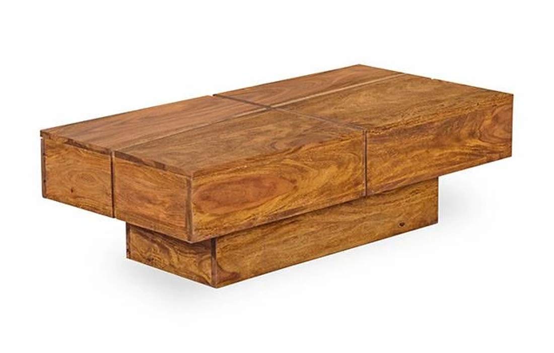Maya Wooden Center Table for Living Room | Coffee Table for Home | Center Table
