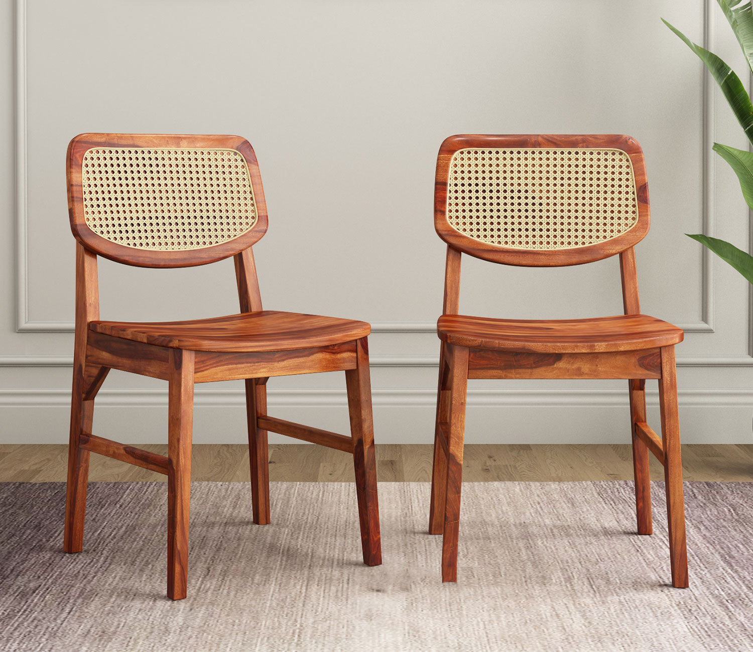 Trois Dining Chair without Cushion - Set of 2