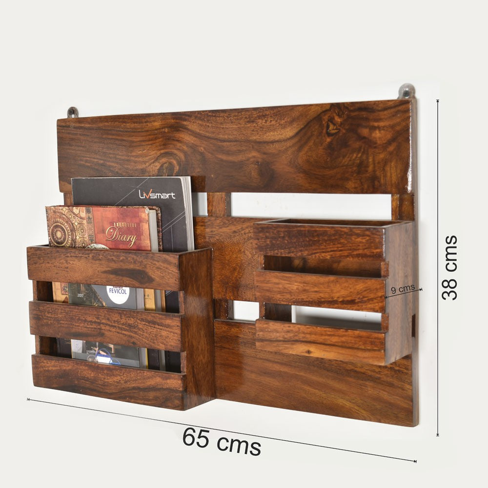 Jimena Wall Shelf Wooden Compact