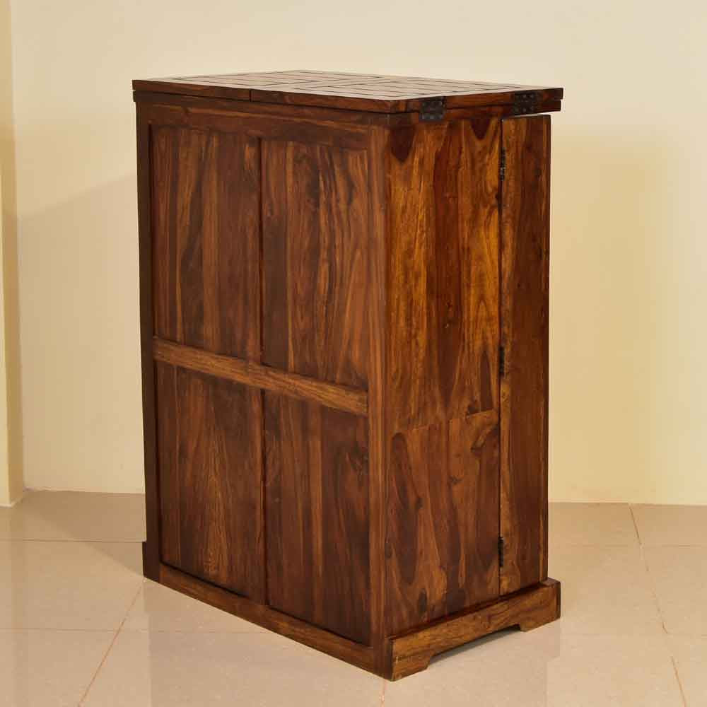 Mary Wood Tiles Design Bar Cabinet