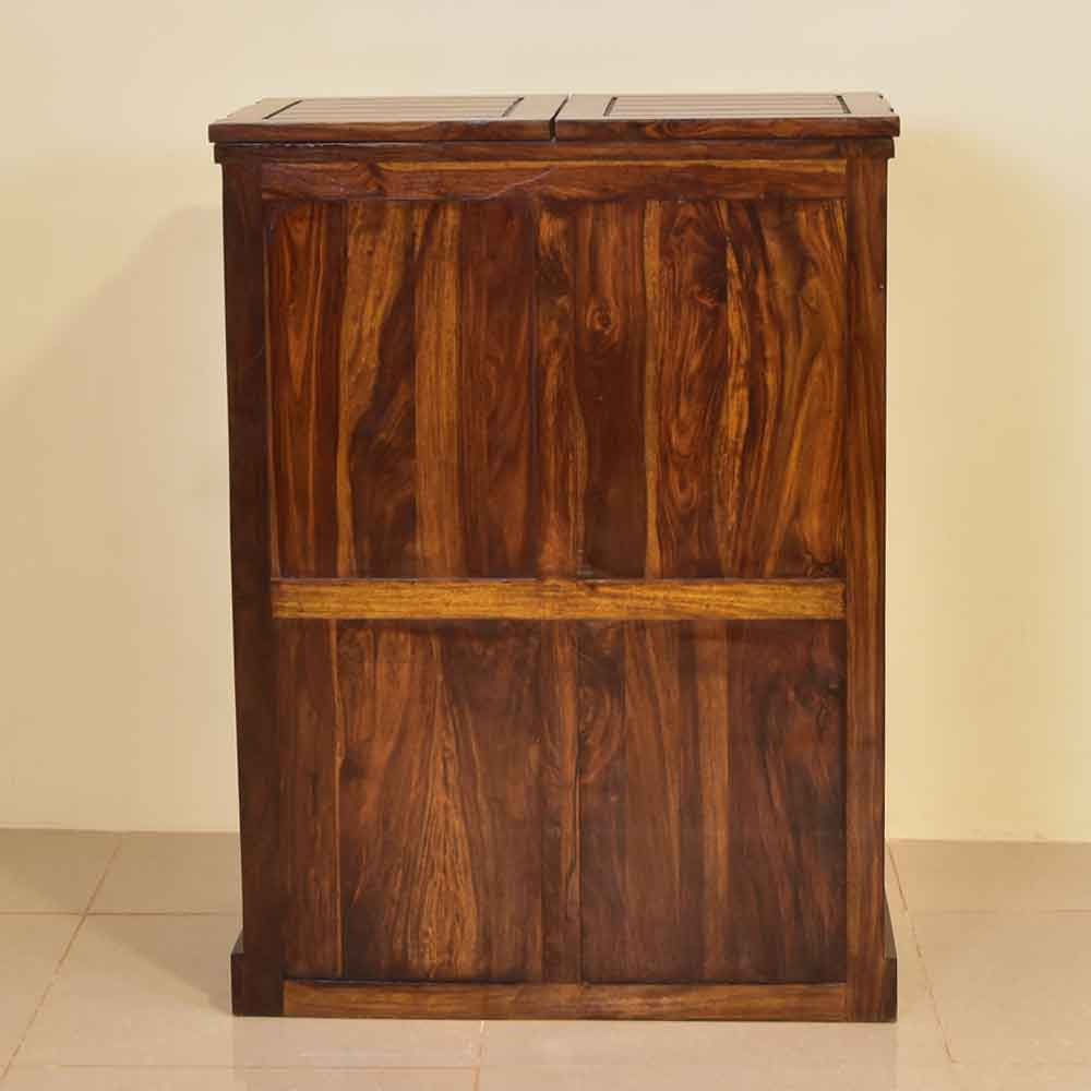Mary Wood Tiles Design Bar Cabinet