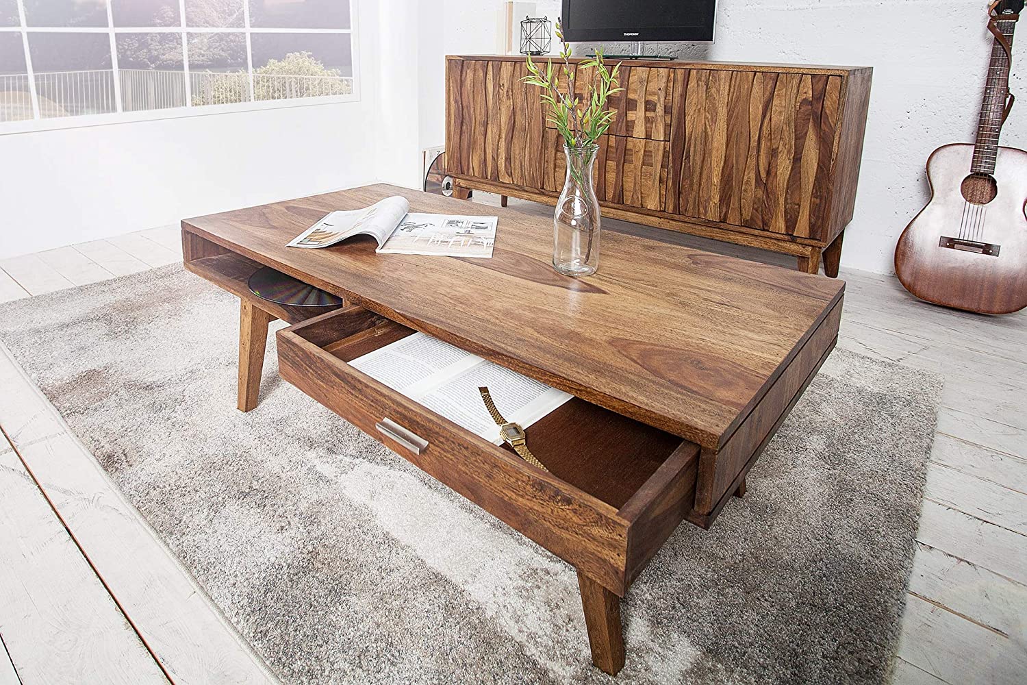 Emersyn Sheesham Wooden Center Table