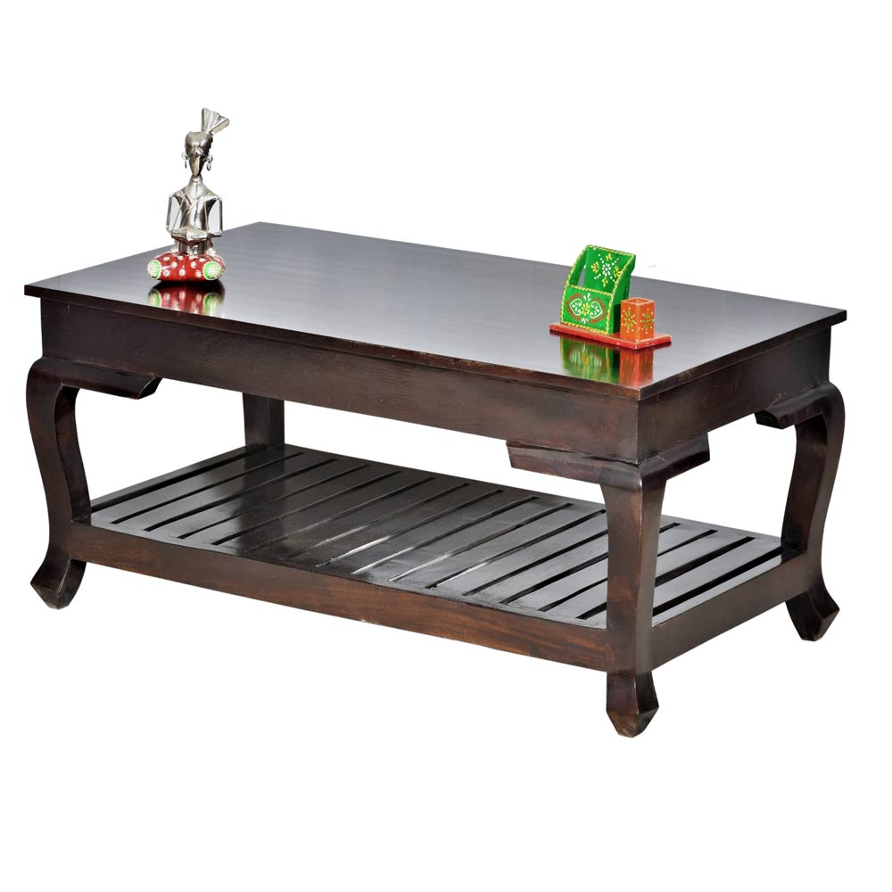 Charlee Wooden Striado Center Table