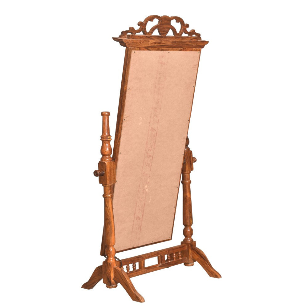 Mallory Wood Cheval Standing Mirror