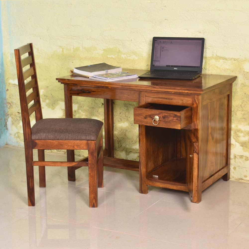 Annie Sheesham Wood Study and Office Table