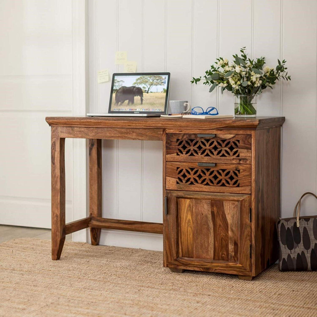 Norah Wood Study and Office Table With Chair