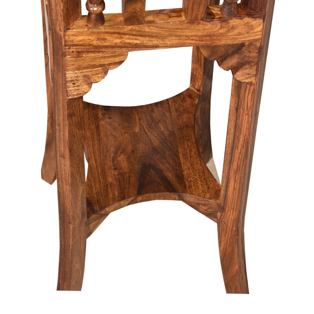 Ellianna Sheesham Wooden Lamp Stand