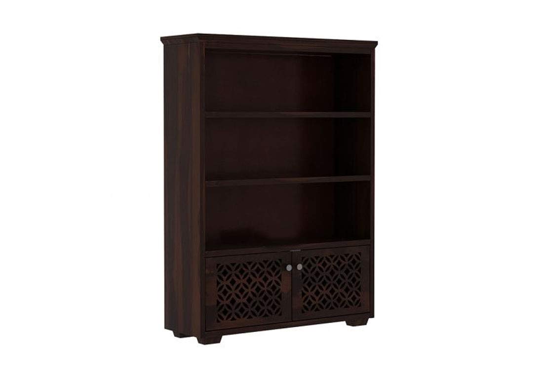 Kehlani Sheesham Wooden 2 Door CNC Bookshelf