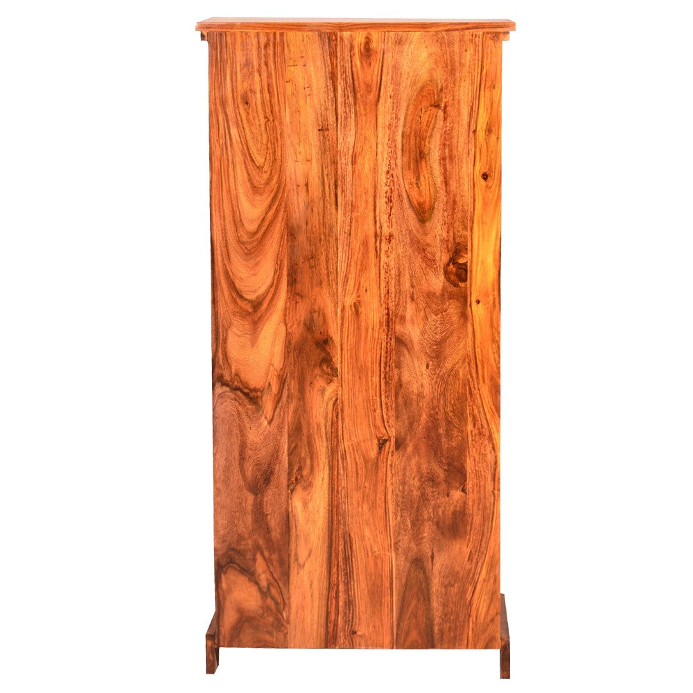 Nyomi Wood Small Jali Bookshelf
