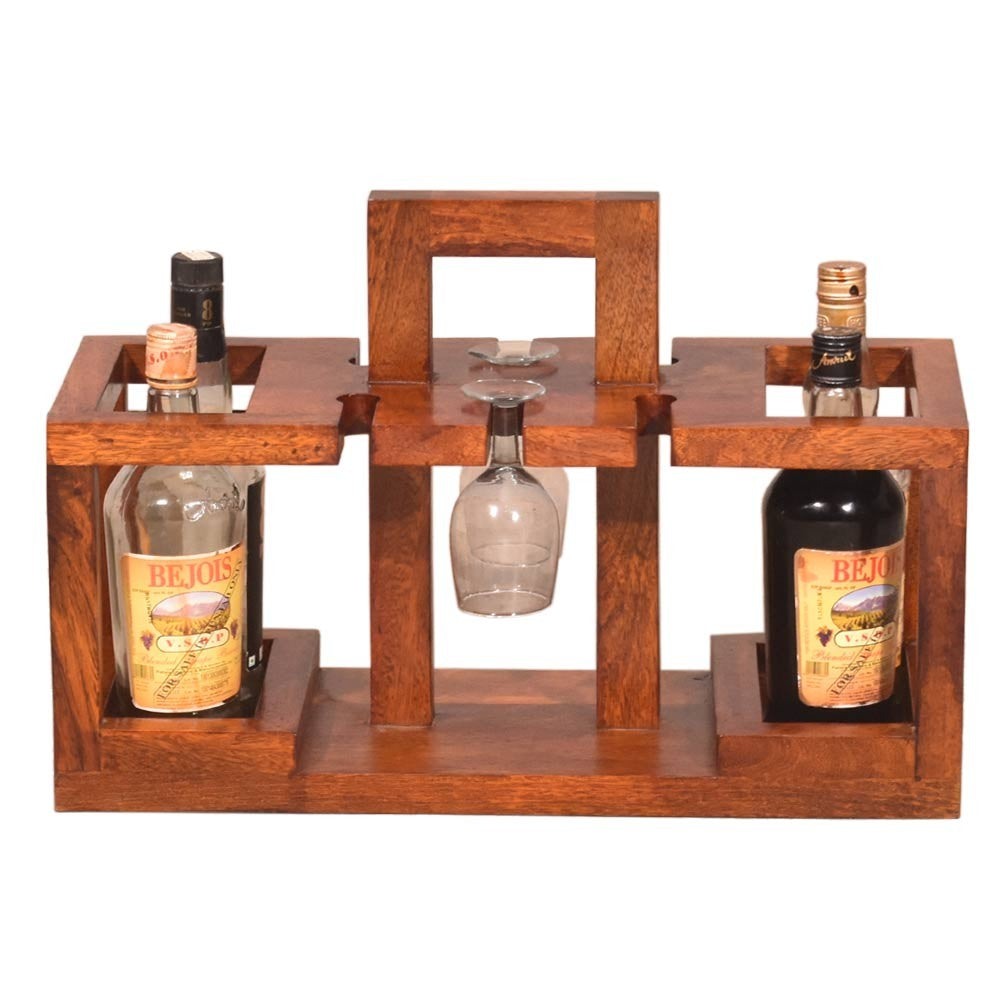 Elina Wood Basket Design Bar