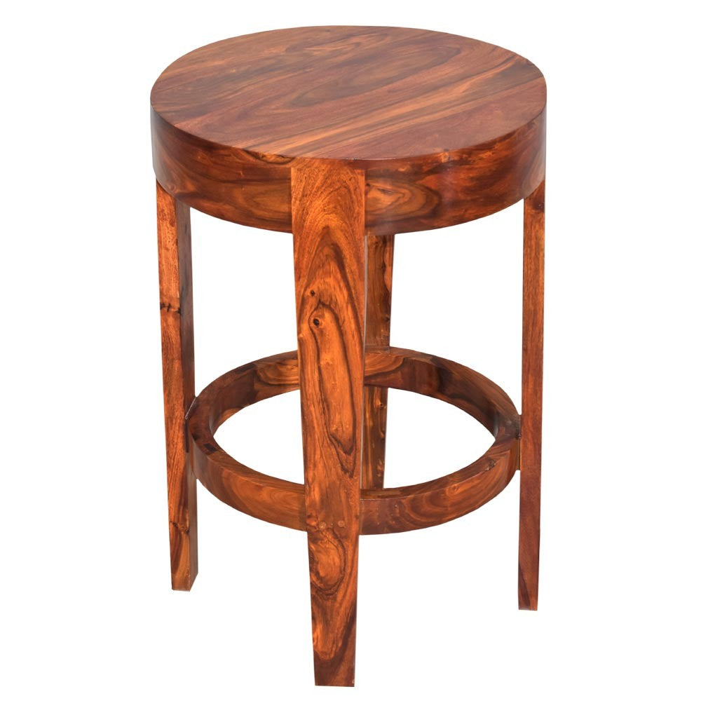 Bonnie Wooden Rounded Bar Chair