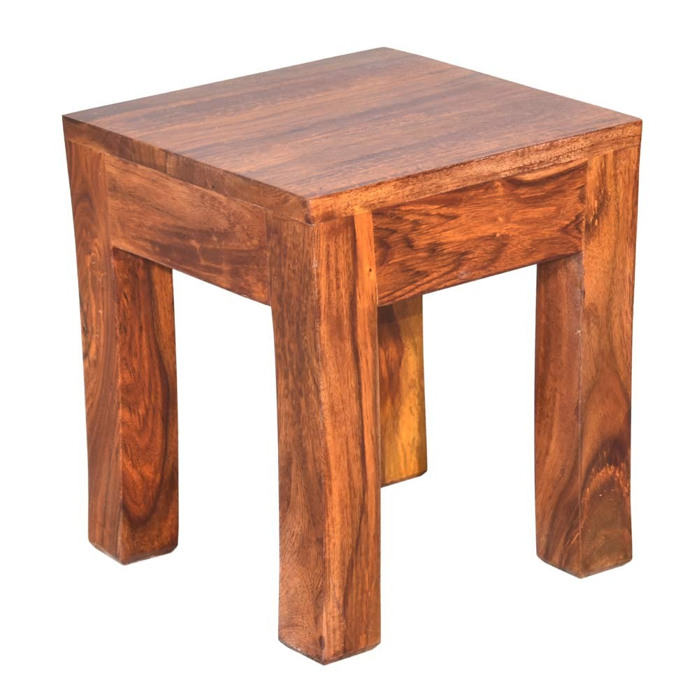 Winnie Wooden Cubex Stool Set of 3