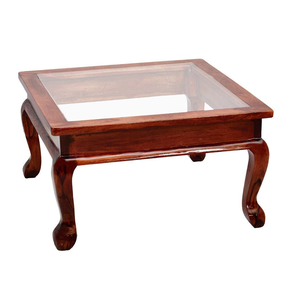 Arielle Glass Top Center Table