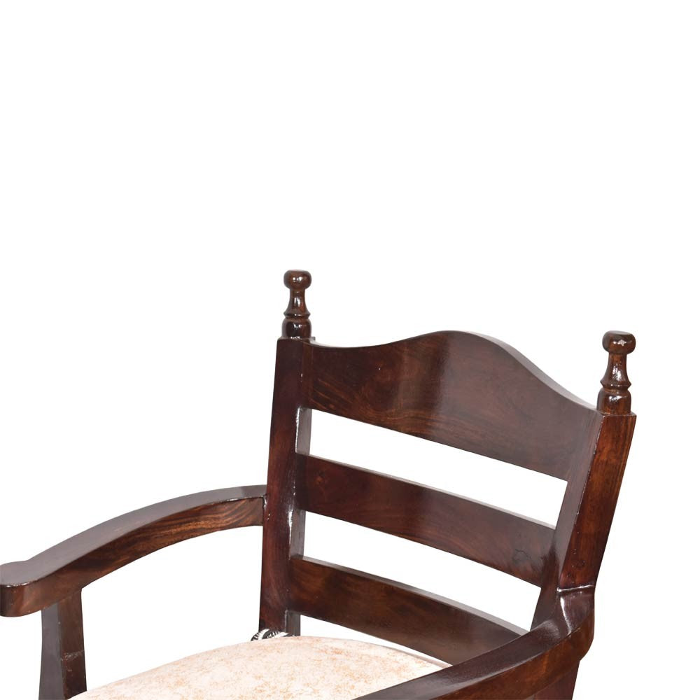 Kamryn Sheesham Wooden Easy Chair for Home and Office