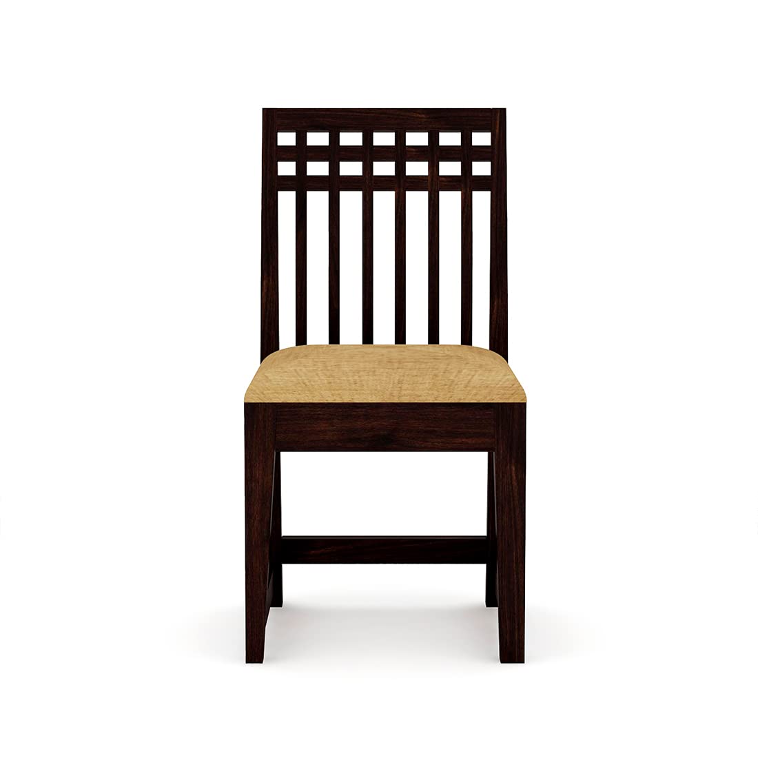 Cecilia Wood Dining Table 6 Seater / 6 Seater Dining Set with Chairs for Dining Room Walnut Color