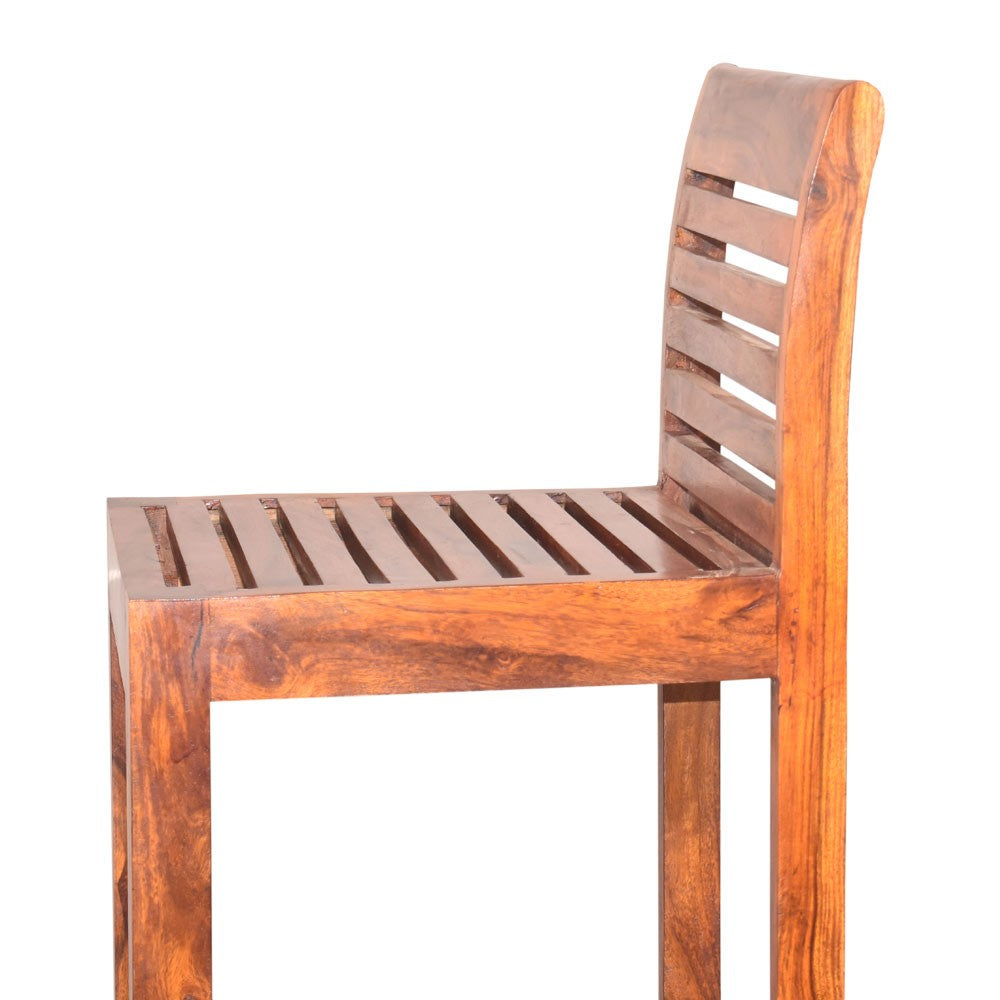 Adelina Wooden Benton Bar Chair