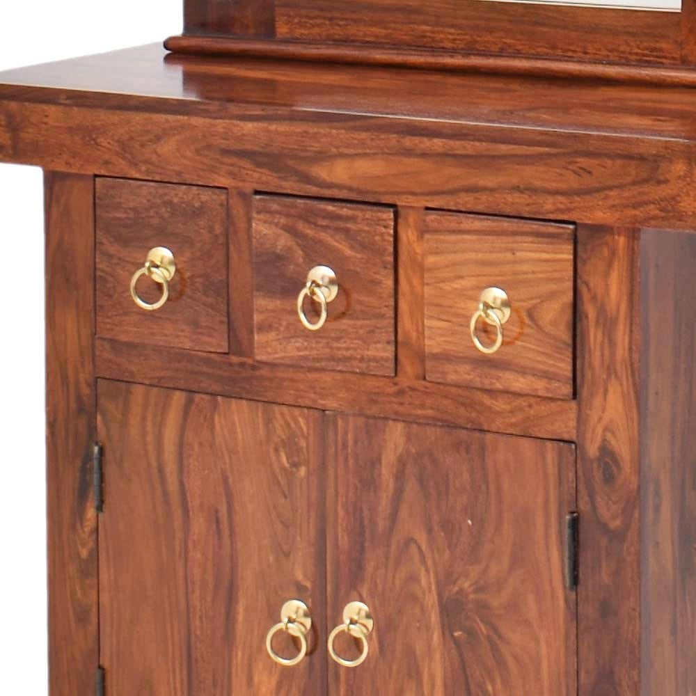 Carolina Dressing Mirror And 3 Storage Drawers