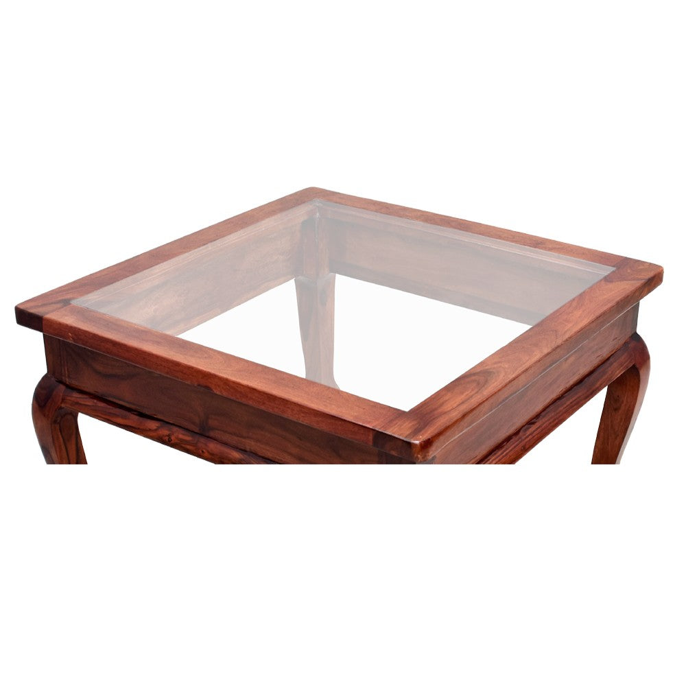 Arielle Glass Top Center Table