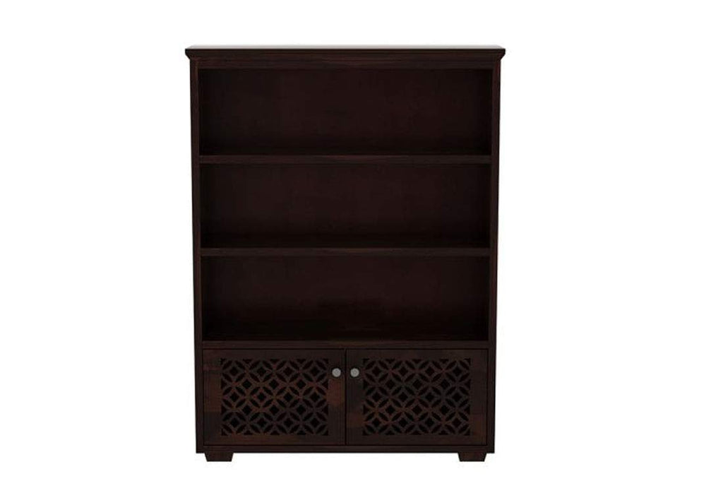 Kehlani Sheesham Wooden 2 Door CNC Bookshelf
