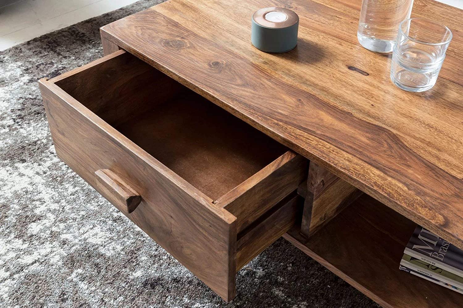 Everleigh Sheesham Wood Center Table