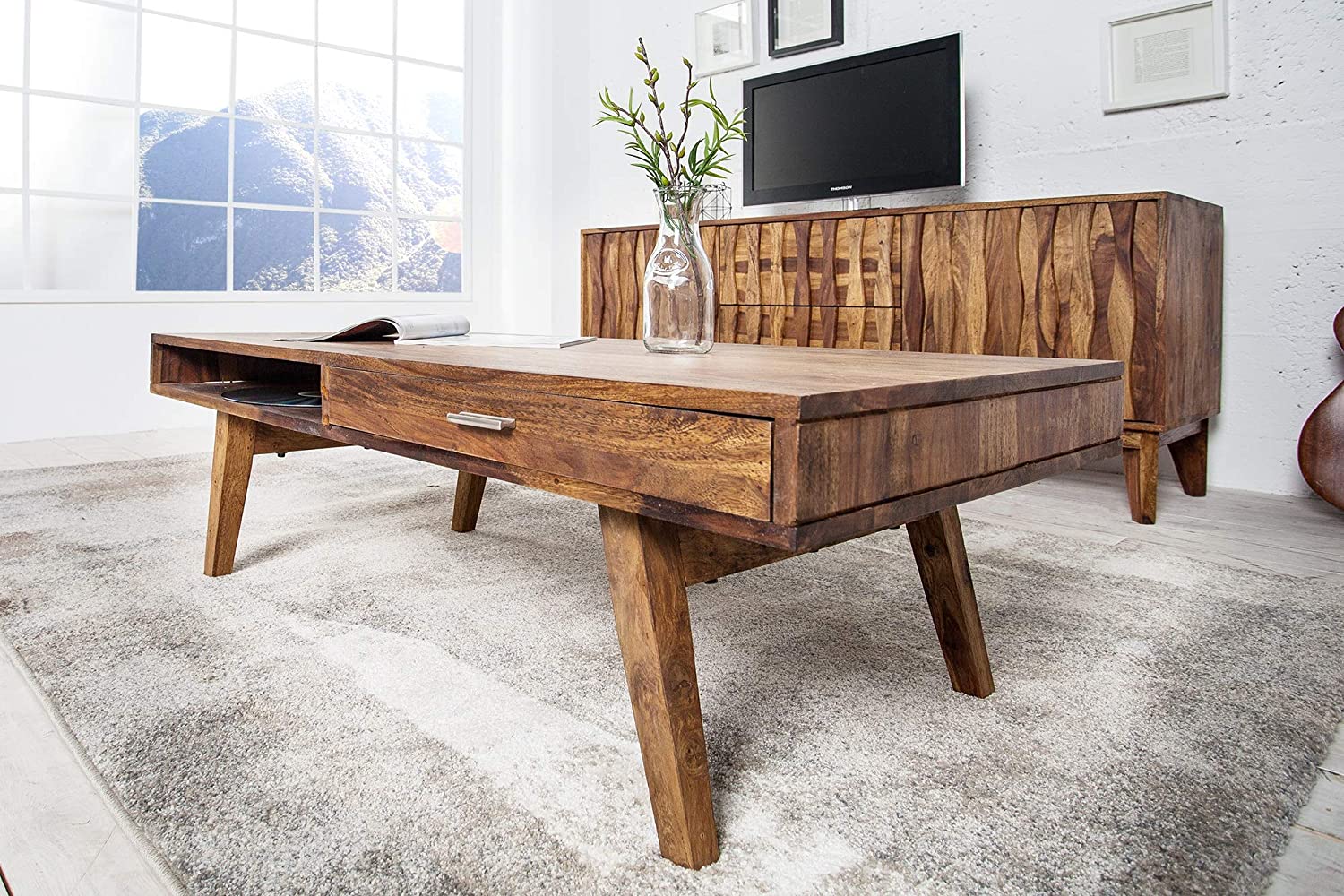 Emersyn Sheesham Wooden Center Table