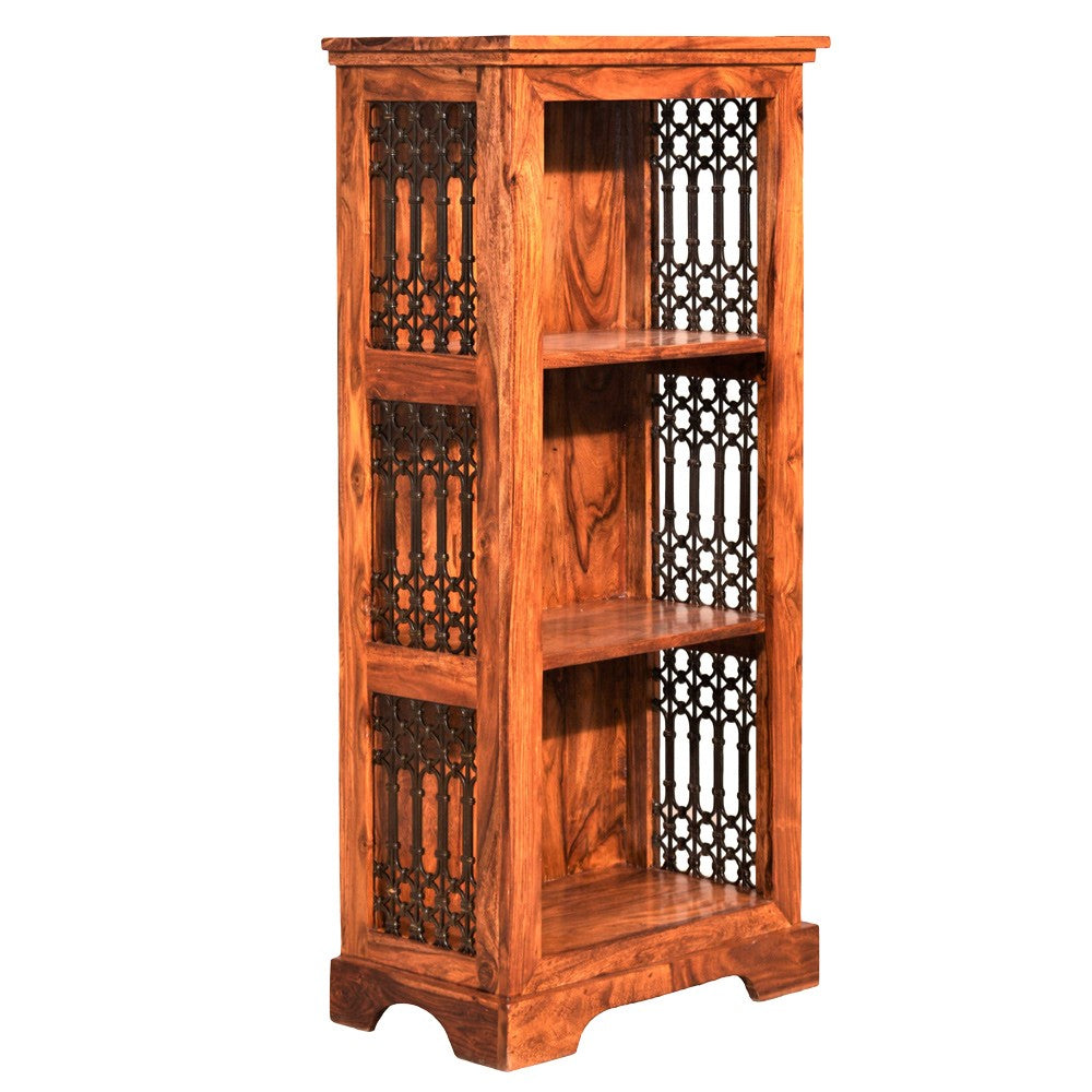 Nyomi Wood Small Jali Bookshelf