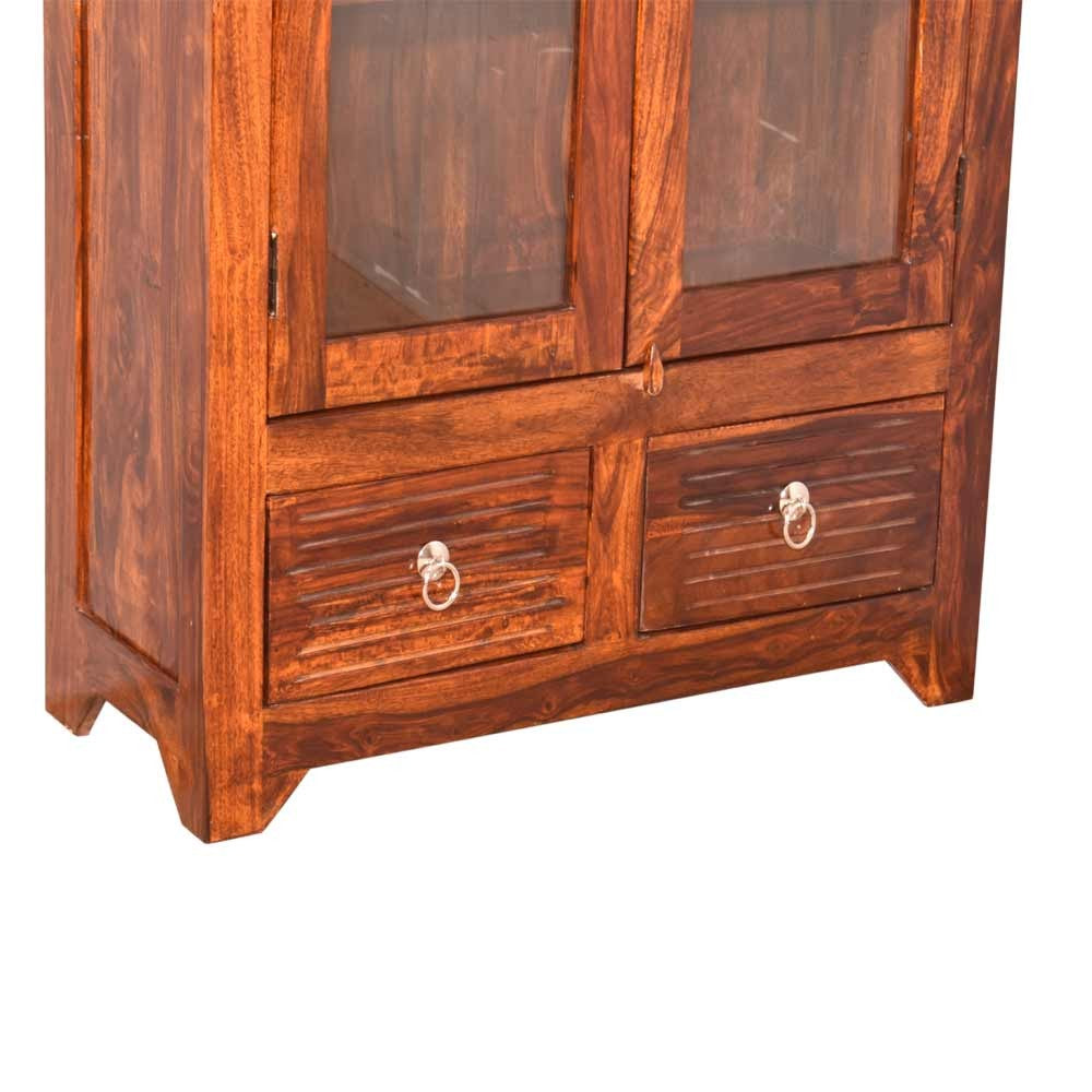 Scarlet Sheesham wooden Regio Bookshelf