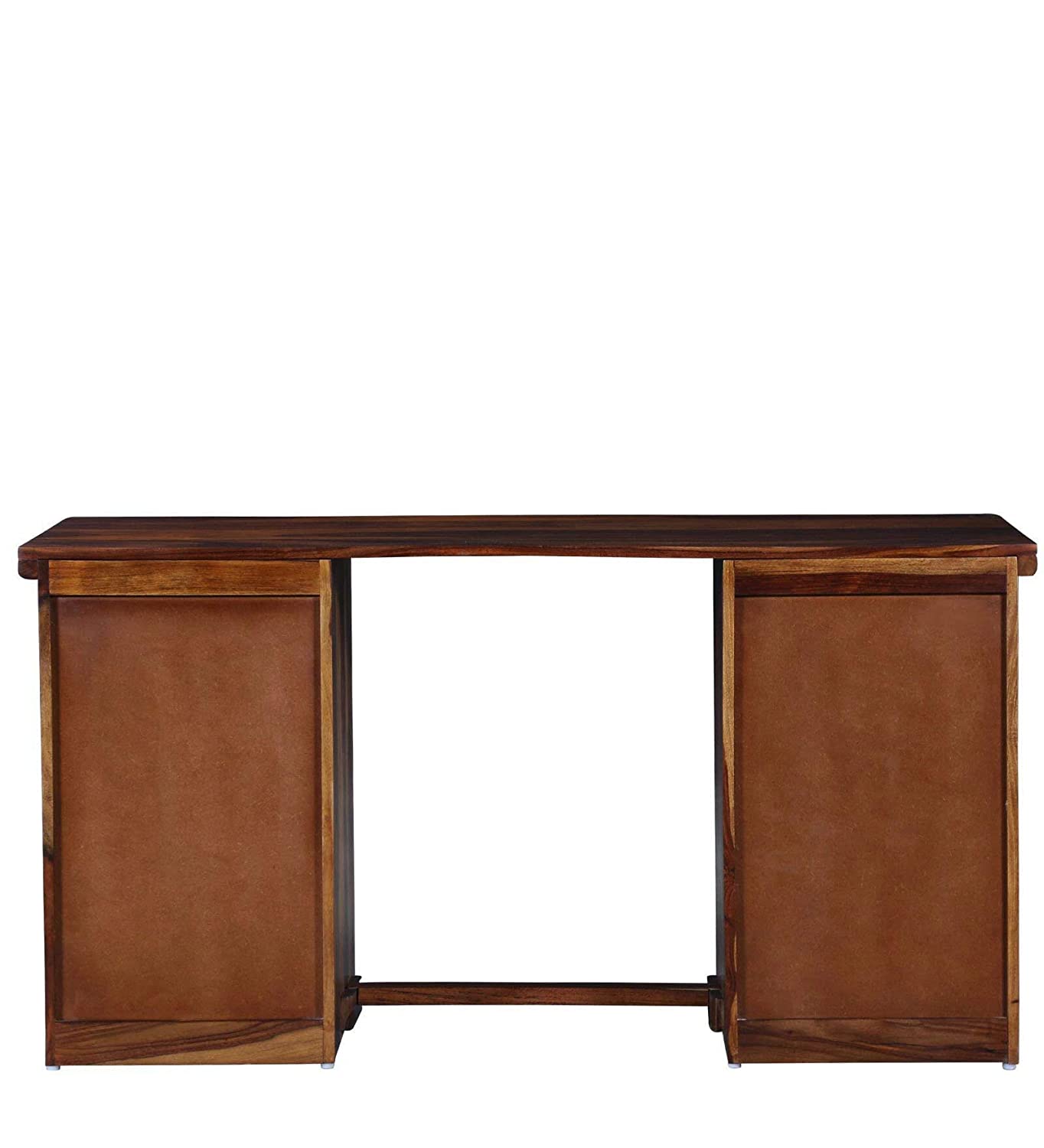 Hadley Sheesham Wood Study and Office Table With Natural Honey Finish