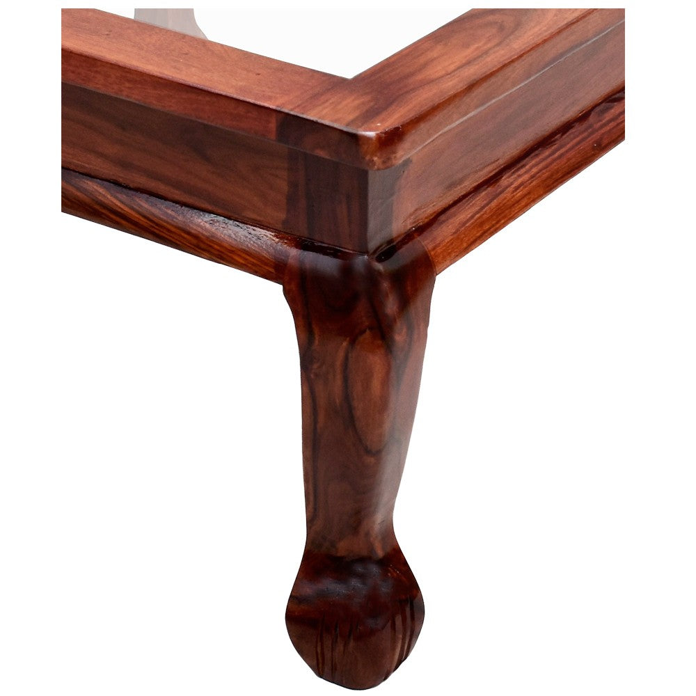 Arielle Glass Top Center Table