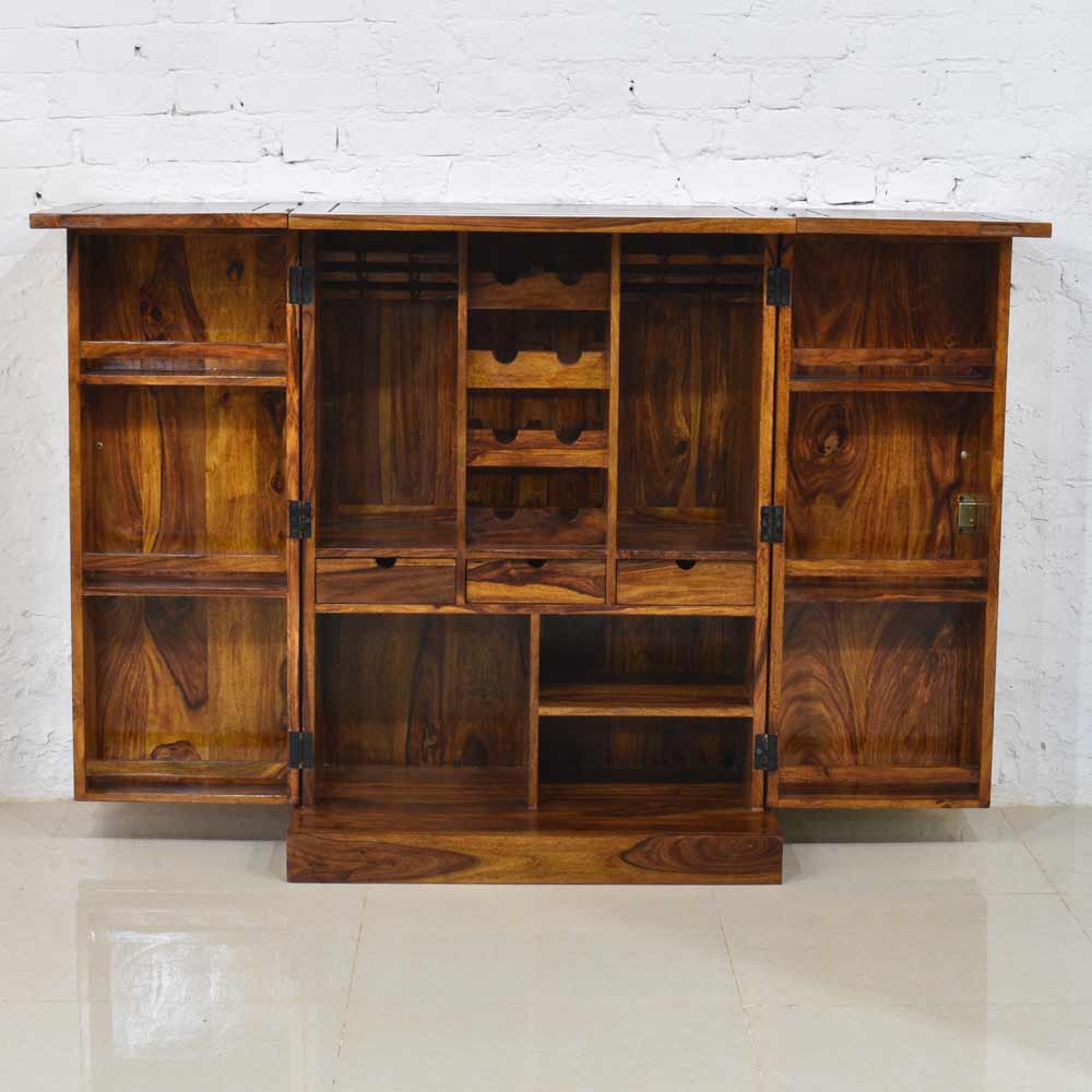 Katherine Wood Caledonia Bar Cabinet