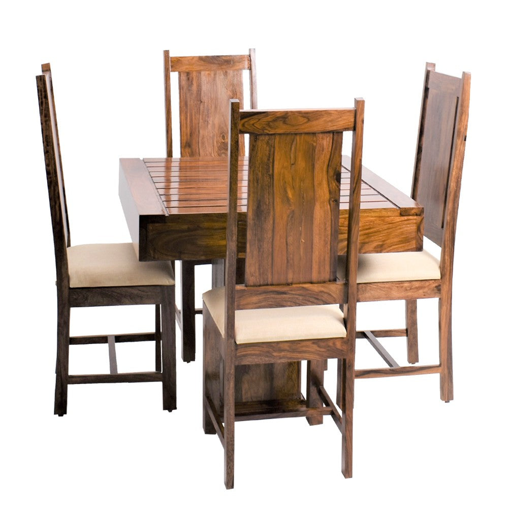 Cecelia Sheesham 4 Seater Dining Table
