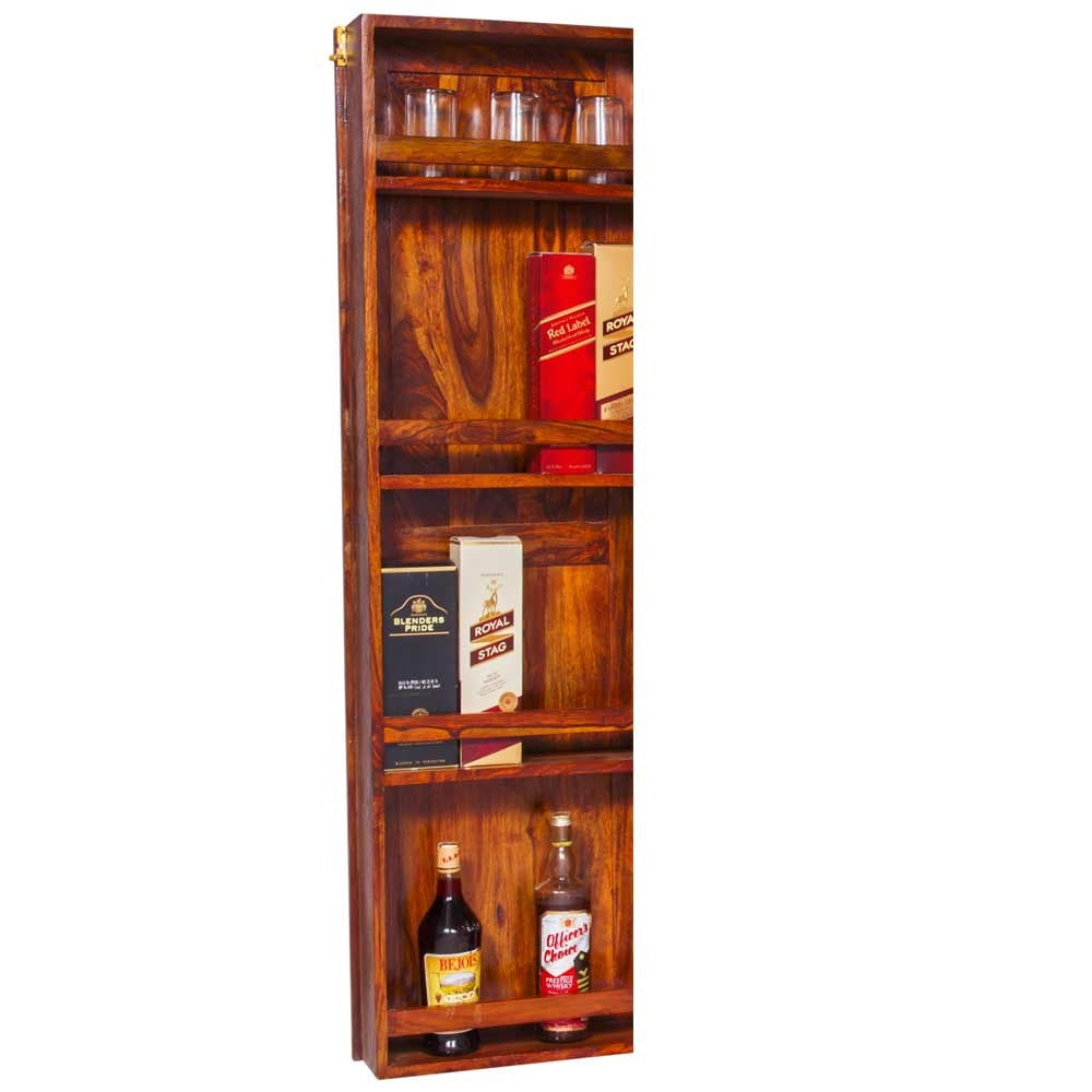 Rebecca Sheesham Wood Bar Cabinet