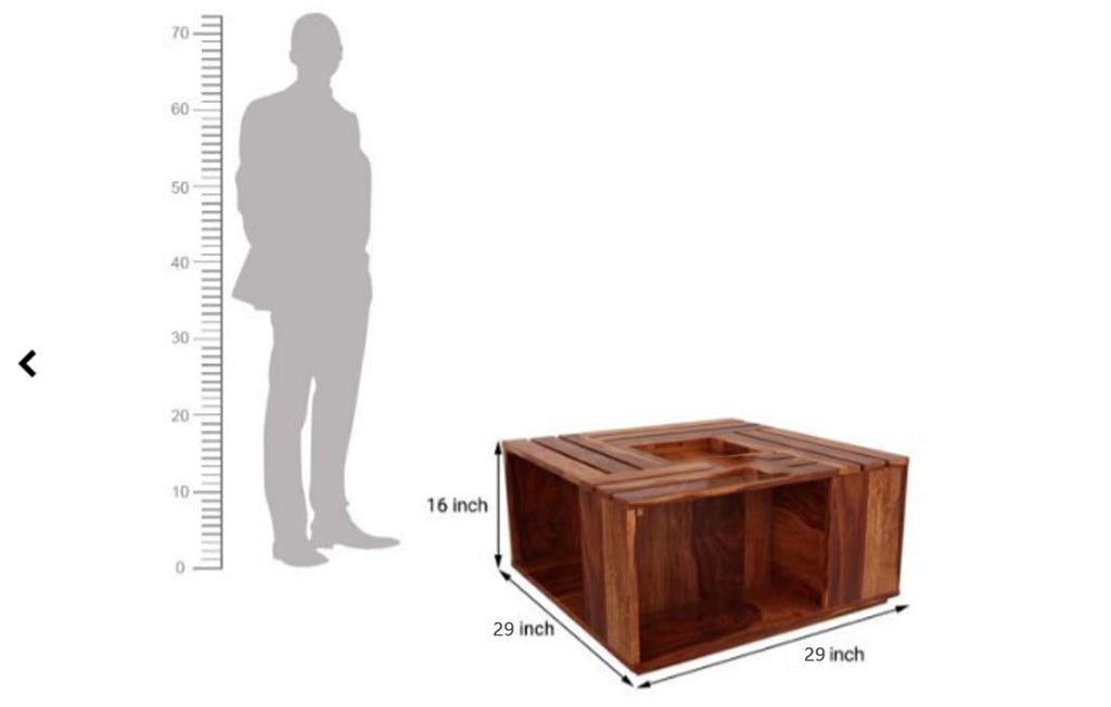 Georgia Wooden Alfence Center Table