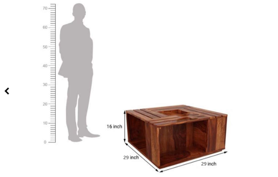 Georgia Wooden Alfence Center Table