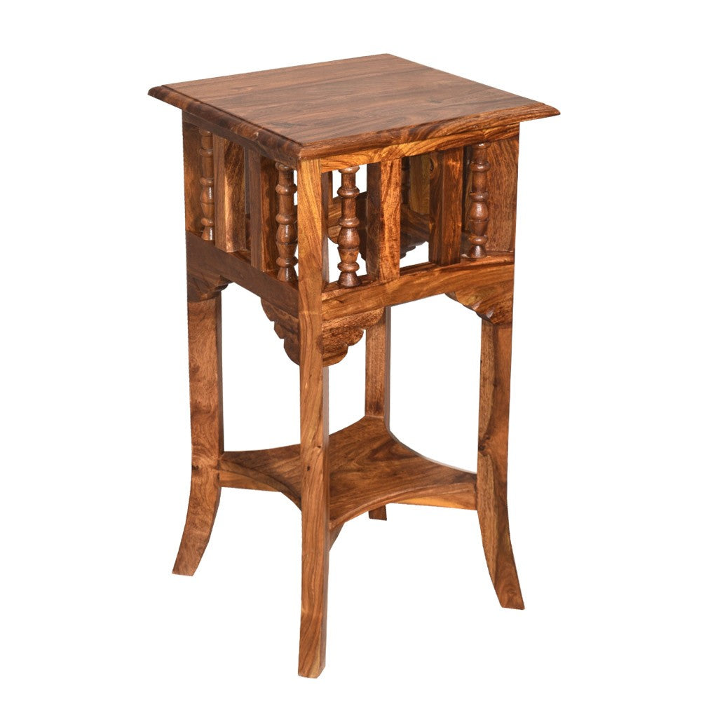 Ellianna Sheesham Wooden Lamp Stand