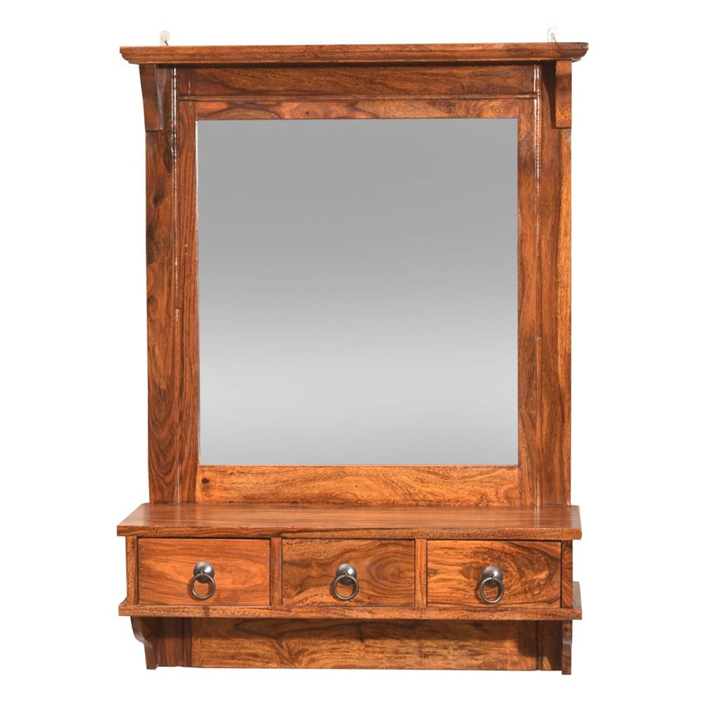 Arlet Wooden Lifestyle Dressing Mirror With 3 Storage Drawers