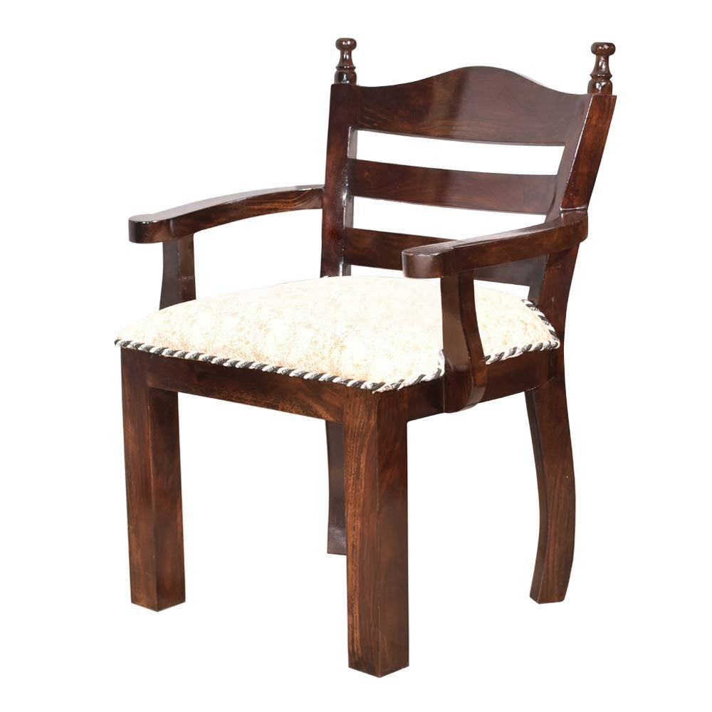 Kamryn Sheesham Wooden Easy Chair for Home and Office