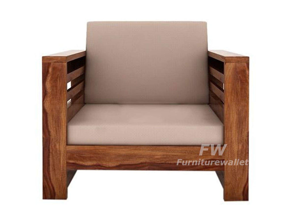 Brianna Sheesham Wood Sofa Set for Living Room Without Pillow