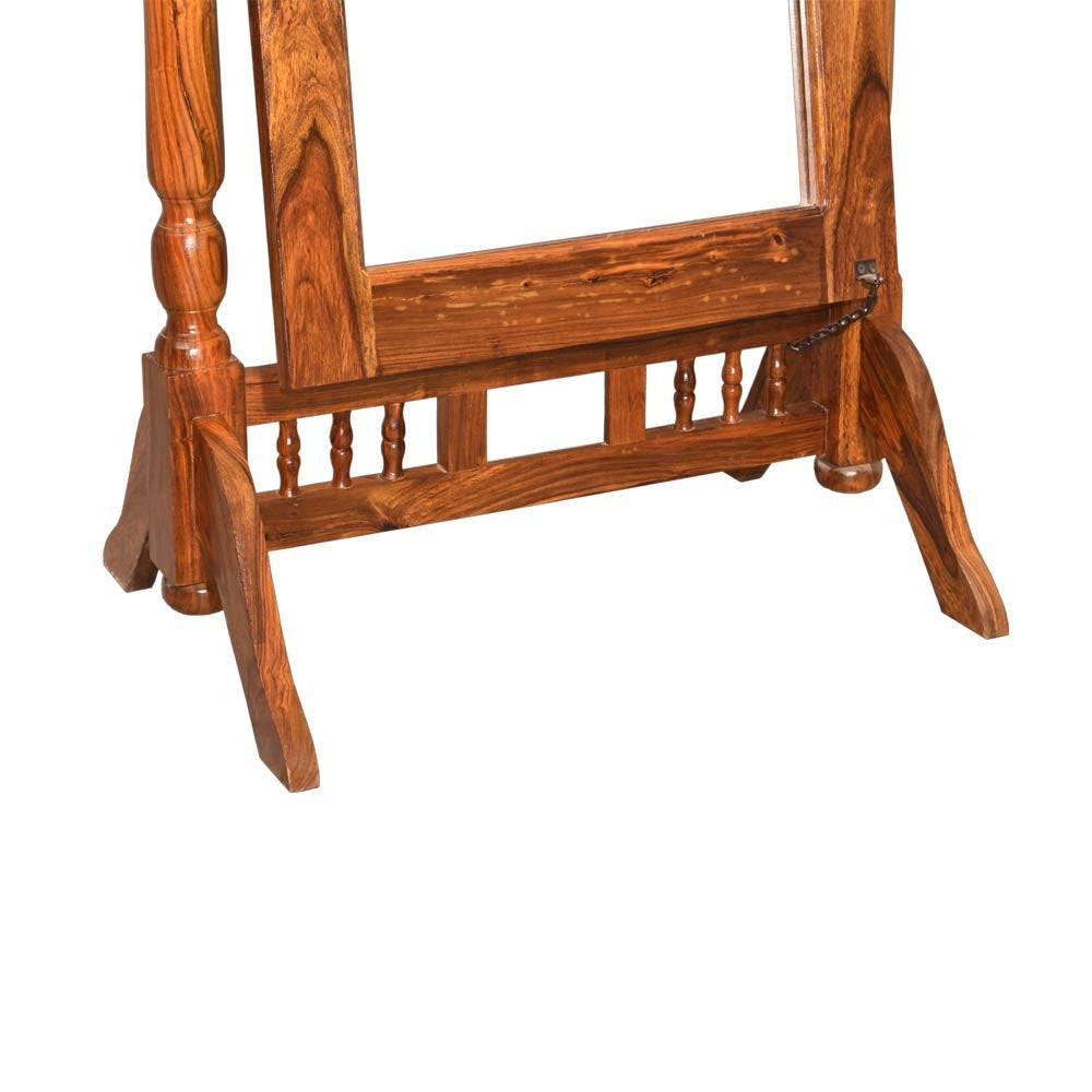 Mallory Wood Cheval Standing Mirror