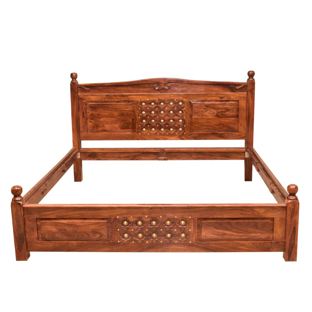 Natasha Wooden Home Downey Bed Without Storage