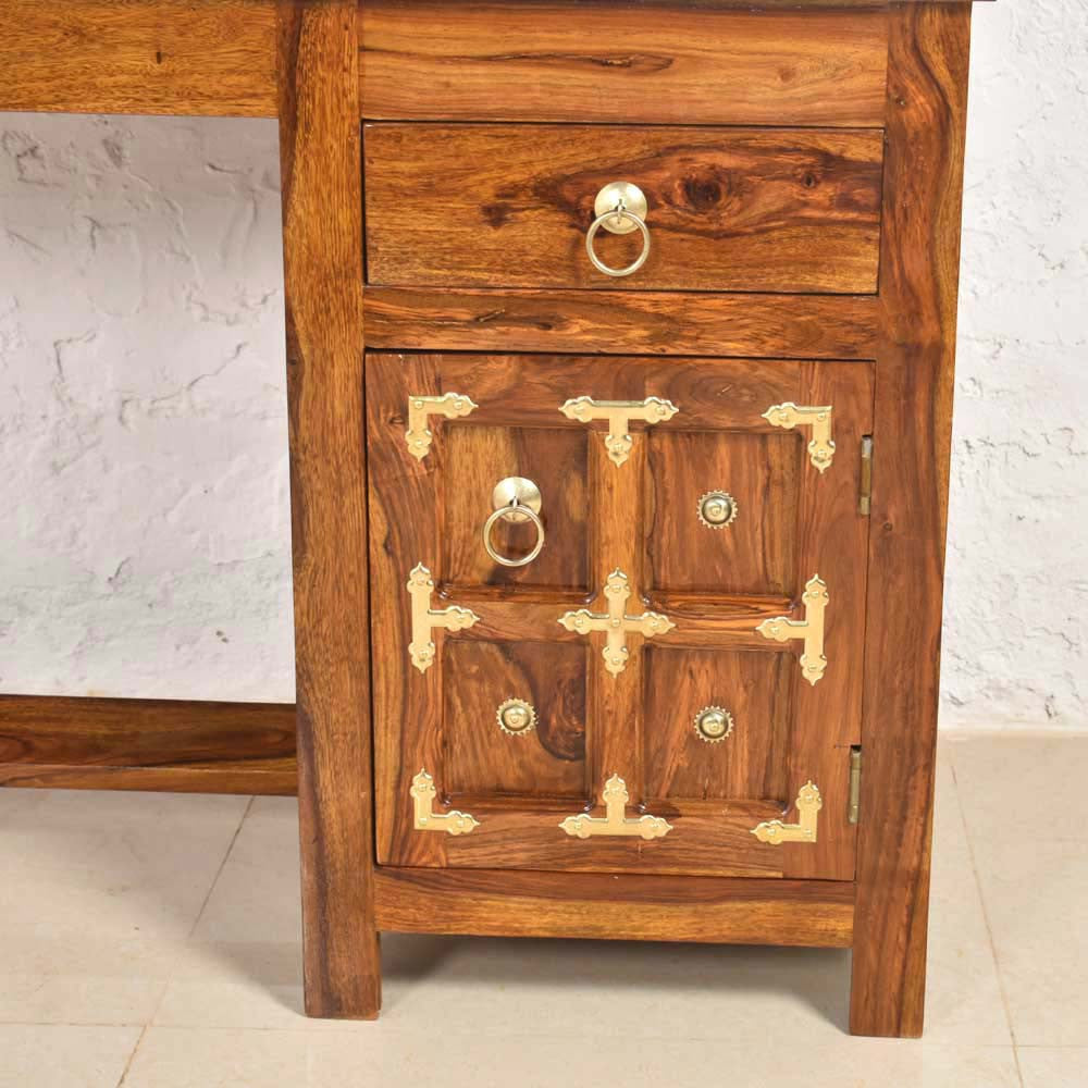 Annie Sheesham Wood Study and Office Table