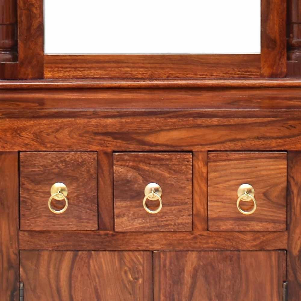 Carolina Dressing Mirror And 3 Storage Drawers