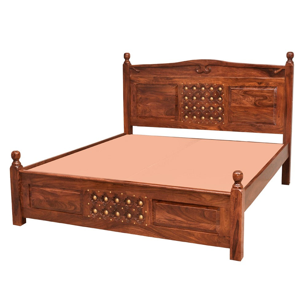 Natasha Wooden Home Downey Bed Without Storage