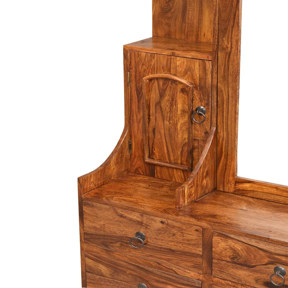 Sylvie Sheesham Wooden Dressing Table