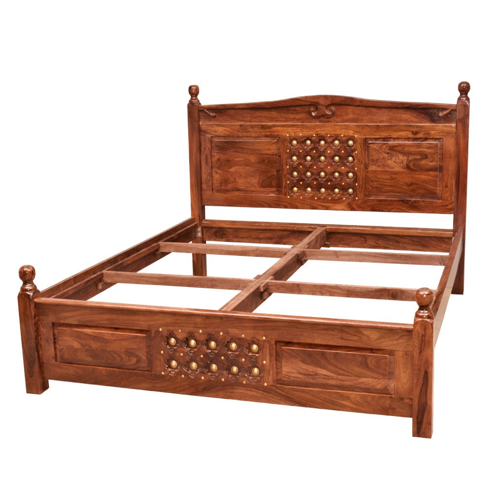 Natasha Wooden Home Downey Bed Without Storage