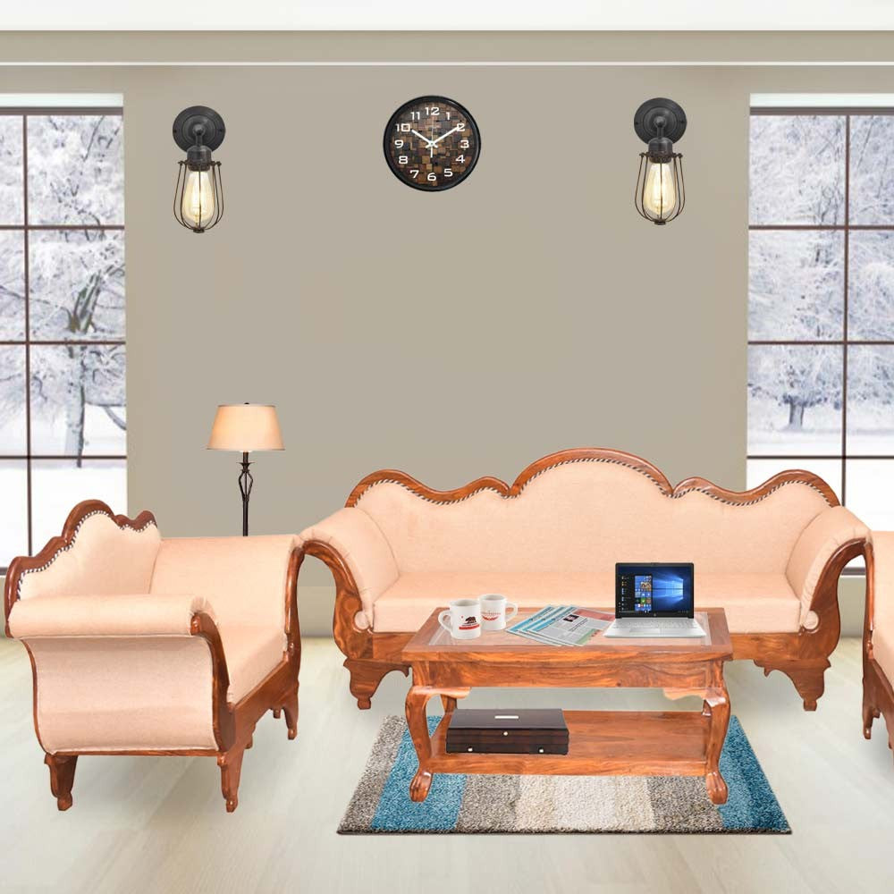 Aisha Wooden Traditional Rajasthani Sofa Set