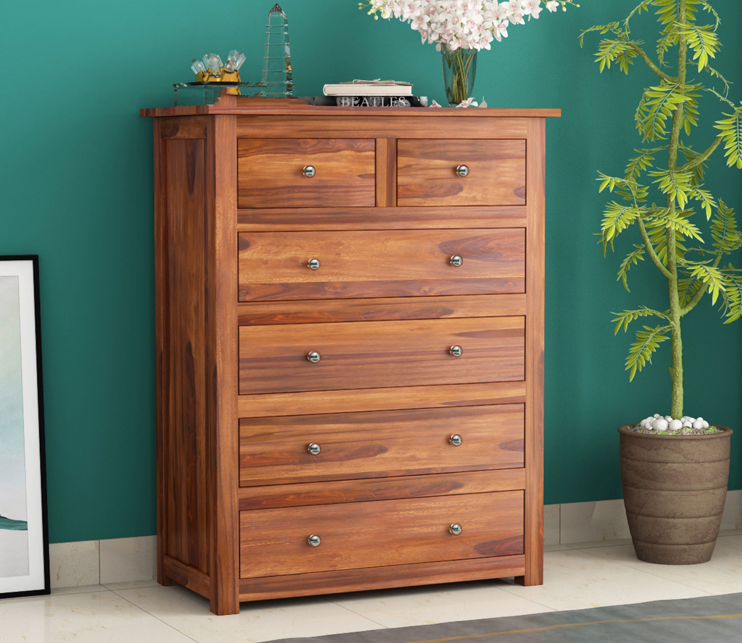 Colin 6-Drawer Wooden Chest Of Drawers