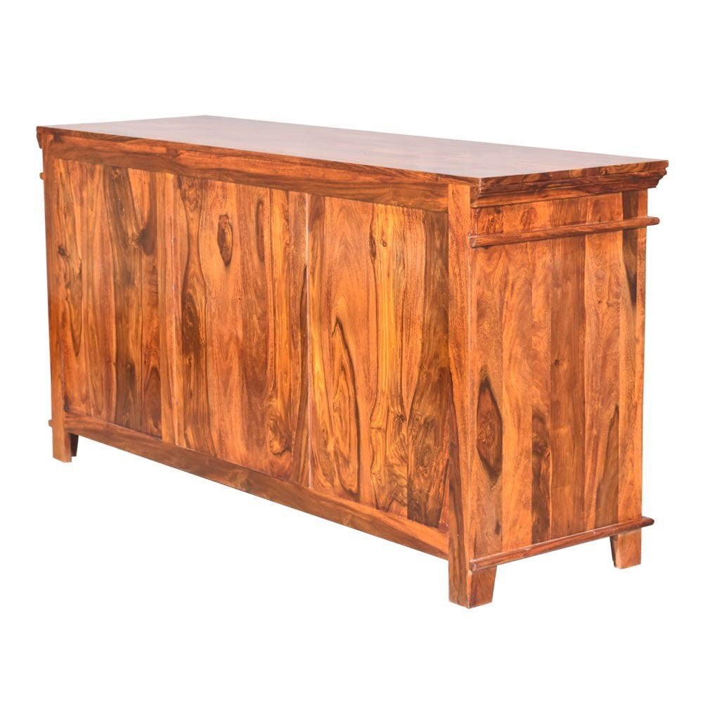 Romina Sheesham Wood Jali Sideboard Cabinet